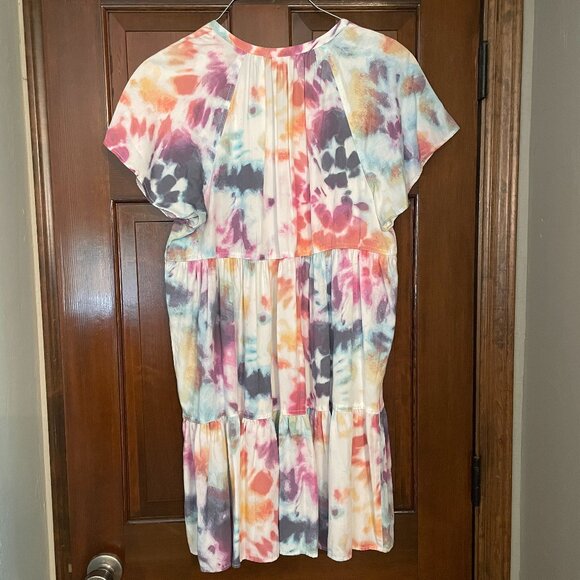 Size Large Westbound soft wash tiered dress - Picture 2 of 13